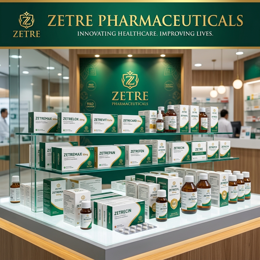 ZETRE Pharmaceuticals Complete Product Range Showcase